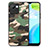 Coque Silicone Gel Motif Cuir Housse Etui S01D pour Realme C30s Vert