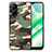 Coque Silicone Gel Motif Cuir Housse Etui S01D pour Realme C33 Vert