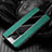 Coque Silicone Gel Motif Cuir Housse Etui S02 pour Huawei Mate 30 Lite Vert