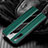 Coque Silicone Gel Motif Cuir Housse Etui S02 pour Oppo F15 Vert