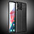 Coque Silicone Gel Motif Cuir Housse Etui S02 pour Oppo Find X3 Pro 5G Noir