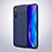 Coque Silicone Gel Motif Cuir Housse Etui S02 pour Oppo K5 Bleu