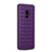 Coque Silicone Gel Motif Cuir Housse Etui S02 pour Samsung Galaxy S9 Violet