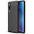 Coque Silicone Gel Motif Cuir Housse Etui S02 pour Xiaomi Mi 9 Pro Noir