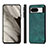 Coque Silicone Gel Motif Cuir Housse Etui S02D pour Google Pixel 8 5G Vert