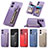 Coque Silicone Gel Motif Cuir Housse Etui S02D pour Oppo A17 Petit