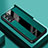 Coque Silicone Gel Motif Cuir Housse Etui S03 pour Oppo Reno6 Pro 5G India Vert