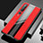 Coque Silicone Gel Motif Cuir Housse Etui S03 pour Xiaomi Mi 10 Rouge