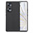 Coque Silicone Gel Motif Cuir Housse Etui S03D pour Huawei Honor 70 5G Noir