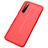 Coque Silicone Gel Motif Cuir Housse Etui S04 pour Realme X3 SuperZoom Rouge