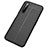 Coque Silicone Gel Motif Cuir Housse Etui S04 pour Realme X50m 5G Noir