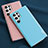 Coque Silicone Gel Motif Cuir Housse Etui S04 pour Samsung Galaxy S21 Ultra 5G Petit