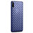 Coque Silicone Gel Motif Cuir Housse Etui S06 pour Huawei Honor 9X Pro Bleu