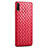 Coque Silicone Gel Motif Cuir Housse Etui S06 pour Huawei Y9s Rouge