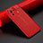 Coque Silicone Gel Motif Cuir Housse Etui S07 pour Xiaomi Mi 11 Pro 5G Rouge