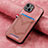 Coque Silicone Gel Motif Cuir Housse Etui SD1 pour Apple iPhone 13 Petit