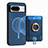 Coque Silicone Gel Motif Cuir Housse Etui SD1 pour Google Pixel 8 5G Petit