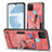 Coque Silicone Gel Motif Cuir Housse Etui SD1 pour Realme C21Y Petit