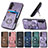 Coque Silicone Gel Motif Cuir Housse Etui SD1 pour Samsung Galaxy A34 5G Petit