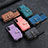 Coque Silicone Gel Motif Cuir Housse Etui SD1 pour Samsung Galaxy A54 5G Petit