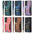 Coque Silicone Gel Motif Cuir Housse Etui SD1 pour Samsung Galaxy S21 FE 5G Petit