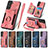 Coque Silicone Gel Motif Cuir Housse Etui SD1 pour Samsung Galaxy S21 FE 5G Petit