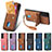 Coque Silicone Gel Motif Cuir Housse Etui SD1 pour Samsung Galaxy S22 5G Petit