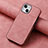 Coque Silicone Gel Motif Cuir Housse Etui SD13 pour Apple iPhone 13 Petit