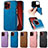 Coque Silicone Gel Motif Cuir Housse Etui SD13 pour Apple iPhone 13 Pro Max Petit