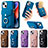 Coque Silicone Gel Motif Cuir Housse Etui SD16 pour Apple iPhone 13 Petit