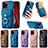 Coque Silicone Gel Motif Cuir Housse Etui SD16 pour Apple iPhone 13 Pro Max Petit