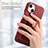 Coque Silicone Gel Motif Cuir Housse Etui SD17 pour Apple iPhone 14 Petit