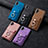 Coque Silicone Gel Motif Cuir Housse Etui SD2 pour Samsung Galaxy F04 Petit