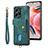 Coque Silicone Gel Motif Cuir Housse Etui SD2 pour Xiaomi Redmi Note 12 4G Petit