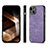 Coque Silicone Gel Motif Cuir Housse Etui SD3 pour Apple iPhone 14 Petit