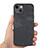 Coque Silicone Gel Motif Cuir Housse Etui SD3 pour Apple iPhone 14 Petit