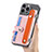 Coque Silicone Gel Motif Cuir Housse Etui SD3 pour Apple iPhone 15 Pro Max Petit