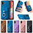 Coque Silicone Gel Motif Cuir Housse Etui SD3 pour Samsung Galaxy A04 4G Petit