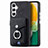 Coque Silicone Gel Motif Cuir Housse Etui SD3 pour Samsung Galaxy A13 5G Noir
