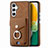 Coque Silicone Gel Motif Cuir Housse Etui SD3 pour Samsung Galaxy A13 5G Petit