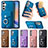 Coque Silicone Gel Motif Cuir Housse Etui SD3 pour Samsung Galaxy A34 5G Petit