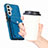 Coque Silicone Gel Motif Cuir Housse Etui SD3 pour Samsung Galaxy Jump3 5G Petit