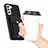 Coque Silicone Gel Motif Cuir Housse Etui SD3 pour Samsung Galaxy S21 FE 5G Petit