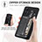 Coque Silicone Gel Motif Cuir Housse Etui SD3 pour Xiaomi Redmi Note 12S Petit