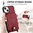 Coque Silicone Gel Motif Cuir Housse Etui SD4 pour Apple iPhone 13 Petit