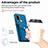 Coque Silicone Gel Motif Cuir Housse Etui SD4 pour Samsung Galaxy A21s Petit