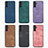 Coque Silicone Gel Motif Cuir Housse Etui SD4 pour Samsung Galaxy A34 5G Petit