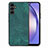 Coque Silicone Gel Motif Cuir Housse Etui SD4 pour Samsung Galaxy A54 5G Vert