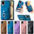 Coque Silicone Gel Motif Cuir Housse Etui SD4 pour Samsung Galaxy F12 Petit