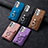 Coque Silicone Gel Motif Cuir Housse Etui SD4 pour Samsung Galaxy M32 5G Petit